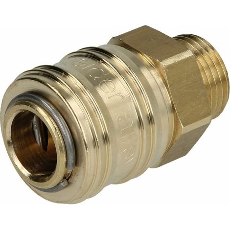 Raccord rapide en laiton 3/8'' mâle