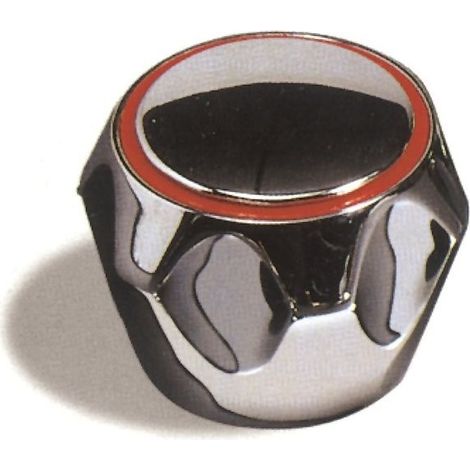 Maniglia 8 punte in ottone cromato foro brocciato 8x24 802500OC