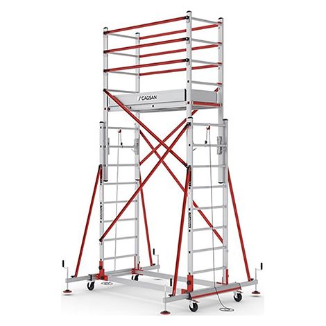 Rollgerüst - Maxi Arbeitshöhe 4.75m - S004XLN-PR