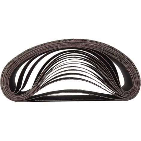 3X21 Pouces (75X533Mm) Bande de PonçAge en Oxyde D'Aluminium Paquet de 15 Bandes de PonçAge (80120180240400 Grains) pour Ponceuse à Bande (1/5)