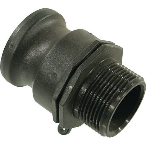 Camlock Tipo F 1.1/2" rosca macho 1.1/4" polipropileno ARAG 18106F5