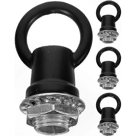 Crochets suspendus robustes pour lanternes et luminaires, anneau fermé, lot de 4, fixation solide pour extérieur et intérieur. (1/5)