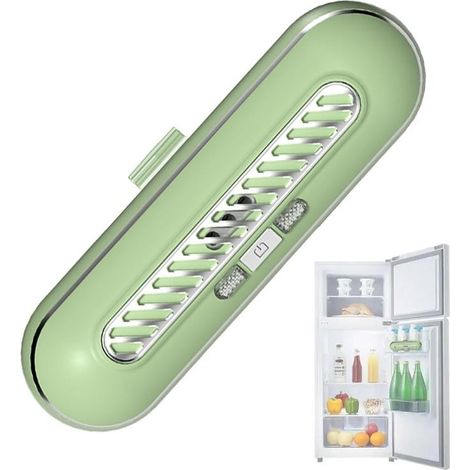 Désodorisant USB pour réfrigérateur, mini purificateur d'air et désodorisant - Vert (1/4)