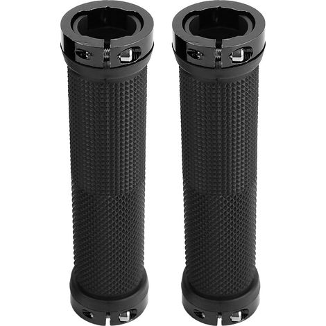 Poignées de guidon rembourrées pour vélos de route et vélos pliants (noir)