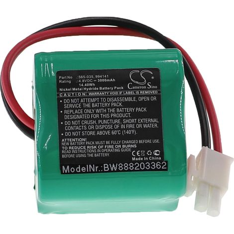 vhbw Batterie compatible avec Mosquito Magnet Independence, MM3200 pièges à moustiques, lampe anti-insecte (3000mAh, 4,8V, NiMH)