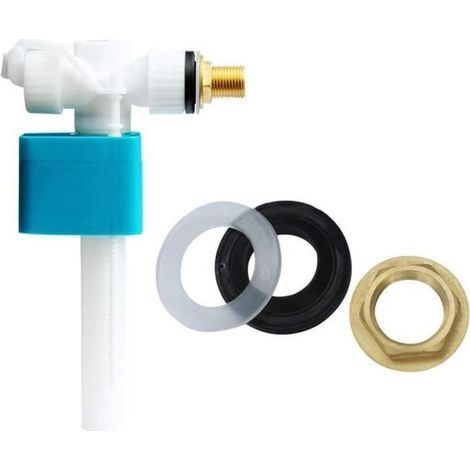 Mecanisme chasse d'eau WC, raccords de chasse d'eau G1/2 réglables flotteurs pour robinet de remplissage de salle de bain . (1/4)