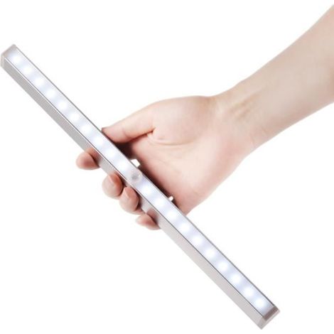 Lampe Ampoule Adhésif 20 LEDs Eclairage Sans Fil Capteur Mouvement pour Placard Cabinet Couloir Chambre (1/4)