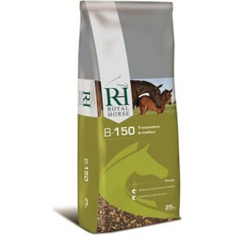 Alimento para caballos con copos B150 25 kg Royal Horse