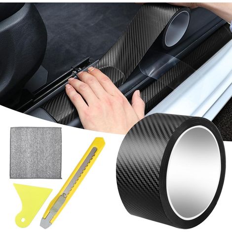 Carbon Folie Auto 5cmx5m, Kratzfeste Lackschutzfolie mit Werkzeug (1/5)