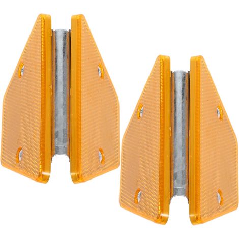 Délinéateurs Réfléchissants Design Élégant Lot de 2 en (1/5)