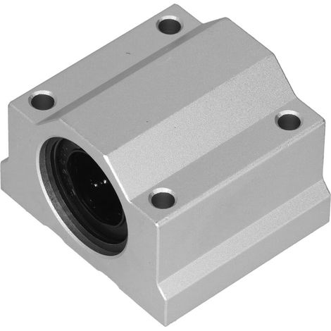 Bloc coulissant SCS25UU, palier à billes en alliage d'aluminium fermé pour machinerie. (1/5)