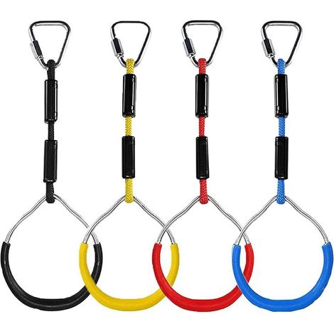Balançoire de type parcours ninja pour aires de jeux extérieures colorées - Jouets de balançoire pour enfants garçons et filles (1/5)