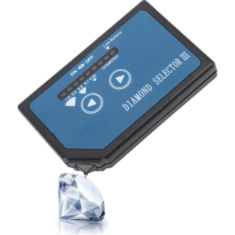 Probador de diamantes portátil, profesional y de alta precisión para la selección de diamantes para joyería, con soporte y manual de instrucciones. (1/5)