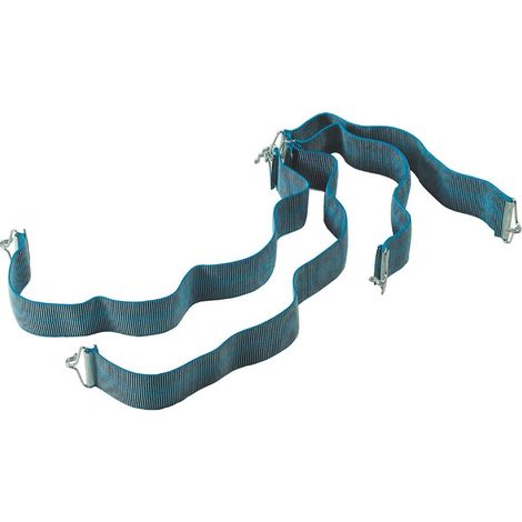 80 x 50 cm: Set elastici di ricambio e bacchette di metallo per brandina di cani e gatti