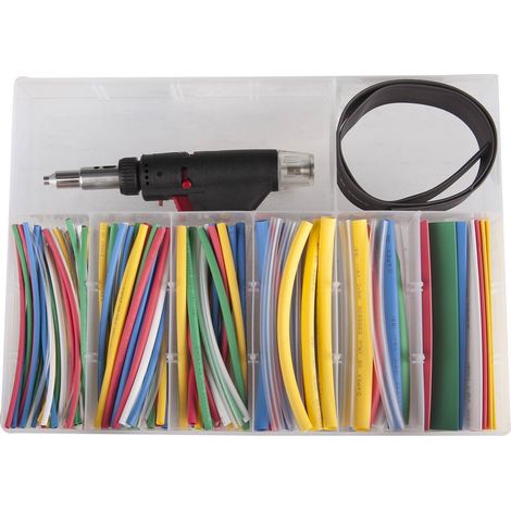 Coffret mini chalumeau à gaz + gaines rétractables (sans gaz fourni) - EG 0540 - CLAS Equipements (1/2)