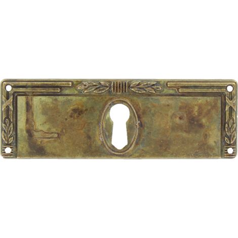 25PZ BOCCHETTA ANTICHIZZATA ART.30060 MM.97X33 OTTONE ANTICO (1/2)