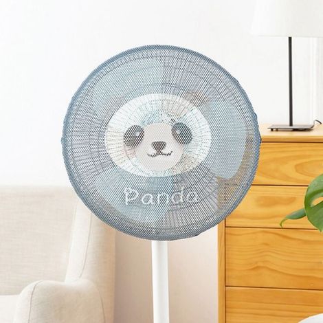 Housse De Protection Pour Ventilateur - Rond - Polyester Lavable - Pour Enfants - Anti-poussière - 1 Pièce (1/5)