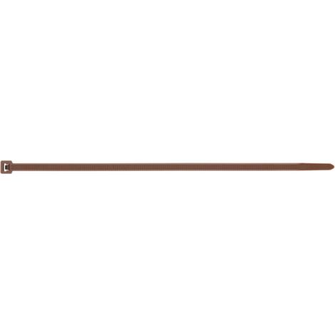 Colliers de serrage Nylon Marron 2.5X100 - 10 pièces (1/4)