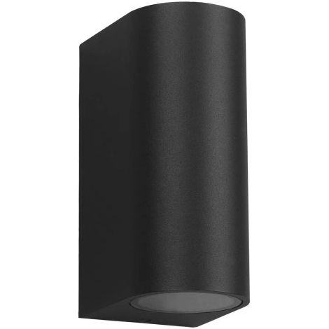 Applique esterna da parete 2xGU10 Ovalis nera IP44 Eko-Light (1/2)