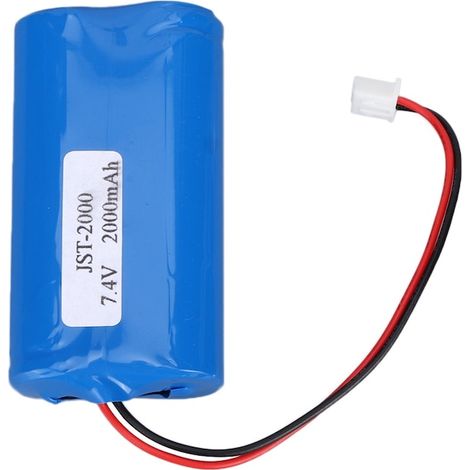 Batterie lithium 7.4V 2000mAh, polymère, compact, léger, éclairage doux et agréable, économie d'énergie (1/5)