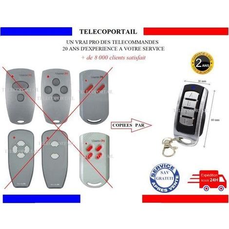 TELECOMMANDE COPIEUSE TOUTES MARANTEC DIGITAL 212 302 304 433.92 ET 868.30 Mhz - COULEUR METAL (1/3)