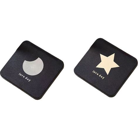 Miroir compact pour hommes, femmes et filles, miroir de maquillage de voyage pour sac à main et poche, miroir portable double face, style 1 (1/5)