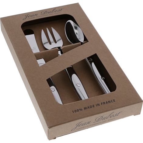Laguiole Kinderbesteckset – Edelstahl – 3-teilig – Kraftpapierbox / Jean Dubost