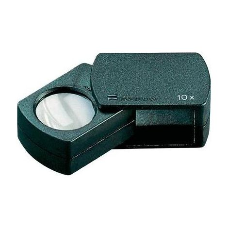 Eschenbach 110910 Lente d'ingrandimento pieghevole Ingrandimenti: 10 x Lente: (Ø) 23 mm Nero