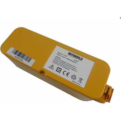INTENSILO batterie NiMH 4500mAh (14.4V) compatible avec iRobot Roomba Discovery SE, FloorVac 400 aspirateur remplace 11700, 173