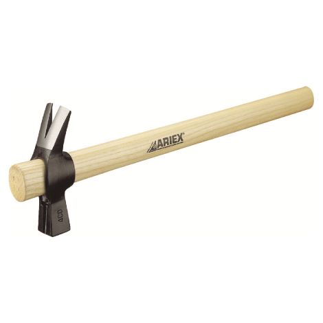 Marteau Ariex pour charpentier en acier C45 poids 300 gr avec manche en bois