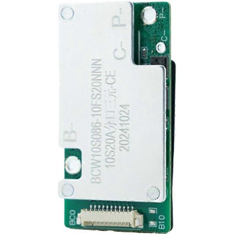 Carte de protection de batterie lithium-ion équilibrée 10S 36V 20A à ports séparés pour véhicules électriques (BMS). (1/5)
