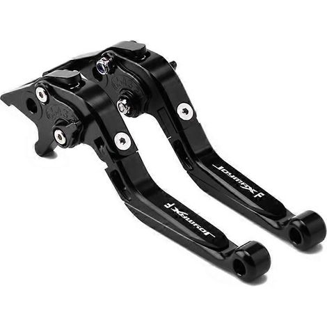Convient pour SYM Sanyang JOYMAX F300 Nine Brothers-in-law Klaxon de frein modifié Biellette de direction Poignée pliable réglable (avec fonction de stationnement noir) (1/5)