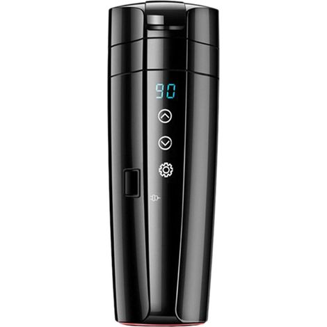 Tasse chauffante universelle 12V/24V 400ml pour voiture, bouilloire électrique automatique, thermos pour café, thé et lait.