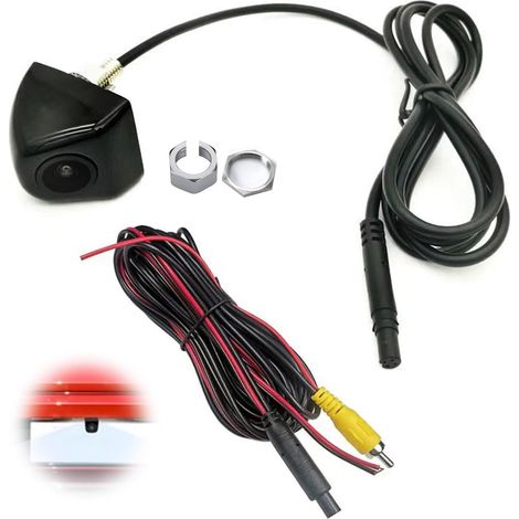 Jeffergarden Telecamera per Retrovisore – Telecamera di Retromarcia Auto, Materiali di Alta Qualità, Ampio Angolo di Vista, Impermeabile – per Cortile (1/5)