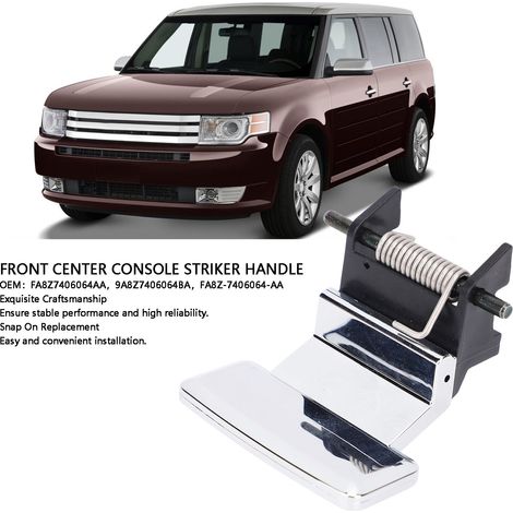 Poignée de Fermeture de Console Centrale ABS, FA8Z7406064AA, pour Ford Flex 2009-2019 (1/5)