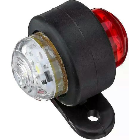 1 ou 2 feux arrière de camion/remorque 12 V/24 V, clignotants latéraux, feux de position latéraux, feux arrière de caravane, feux latéraux de tracteur, signalisation (1 pièce) (1/5)
