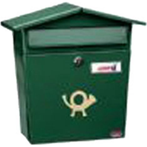Cassetta postale Joma garden-51e in metallo esterno verde