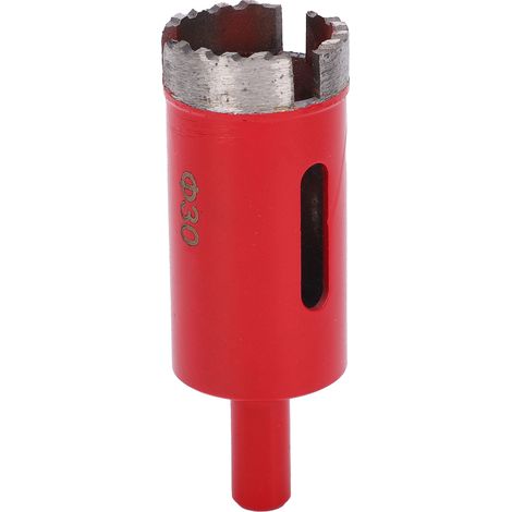 Foret diamanté à dents ondulées pour carrelage, marbre et granit, scie cloche, outil de perçage, fraise, diamètre 30 mm (1/5)