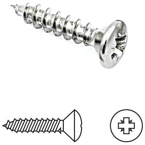tornillo rosca madera cabeza gota-sebo p largo 15mm diámetro 3.5mm (caja 1000) (1/2)