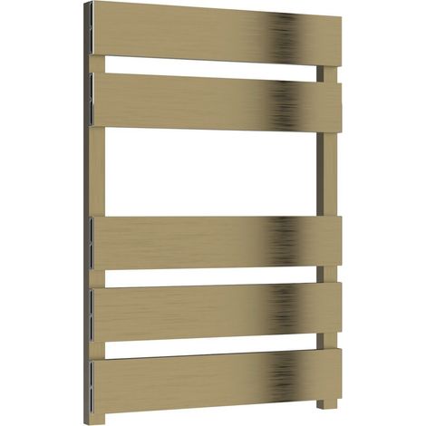 Reina Fermo Flat Panel Heated Towel Rail 710mm H x 480mm W Bronze Satin (1/4)