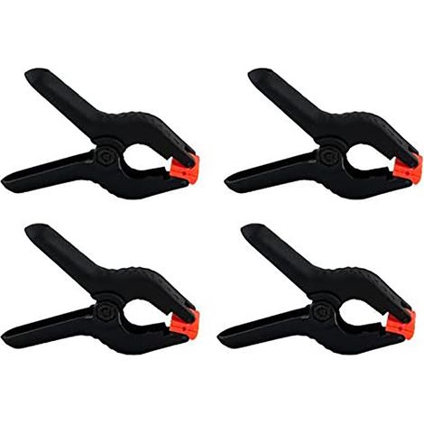 4PCS 2 Inch Backdrop Spring Clamps Heavy Duty Clips for Backdrops Stand Background Muslin Canvas Screen Photo Studio Woodworking