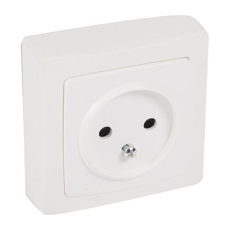 Mécanisme de prise 2P de protection série carrée OTEO