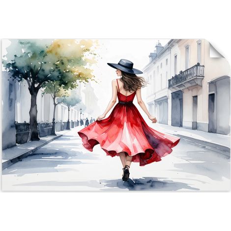 Selbstklebendes Poster – Wandsticker Banksy Flower Thrower Street Art 45x30 cm (1/3)