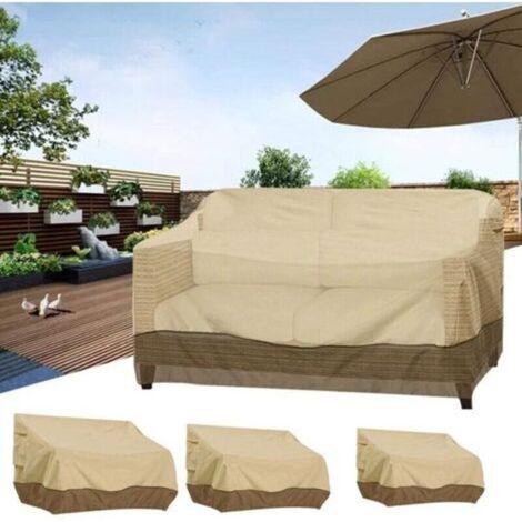 Housses De Canapé Extérieure Résistante Aux UV & Imperméable À La Poussière Pare-poussière Balcon Meubles De Jardin Couverture de banc de patio Housse de protection pour jardin assisassis (1/5)
