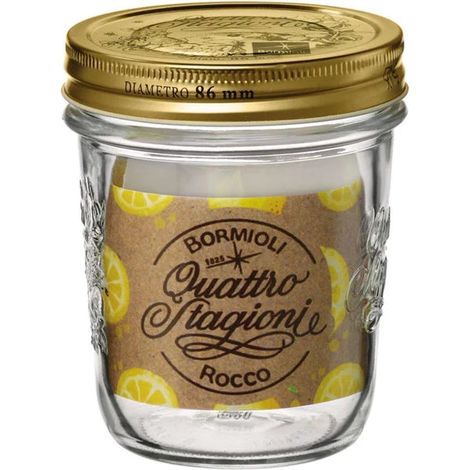 Vaso Bocca Larga Quattro Stagioni in vetro - senza tappo - 6 pz - Misure: ø mm.86 - ml.200 - 6 pz (1/3)