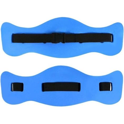 Ceinture flottante de natation - Ceinture d'exercice d'aquagym - Aide à la flottaison en mousse Aqua Fitness - Bleu