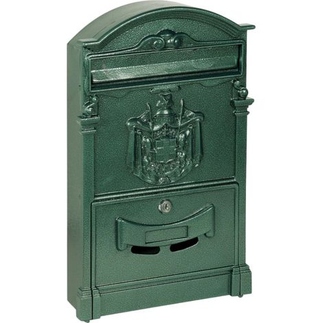 Cassetta Posta Esterno Decorata modello Regia - 40x24x8 Vari Colori - CILVANI - COLORE: VERDE