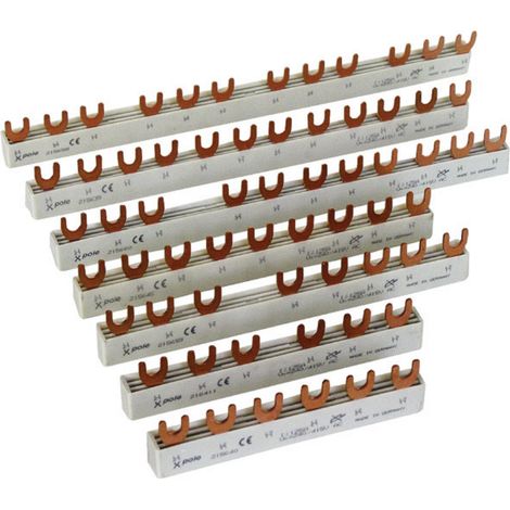 Eaton 215641 Eaton Euro-Vario-Sammelschiene Ie 63A EVG-2PHAS/1 Phasenschiene    2polig 10 mm² 63 A