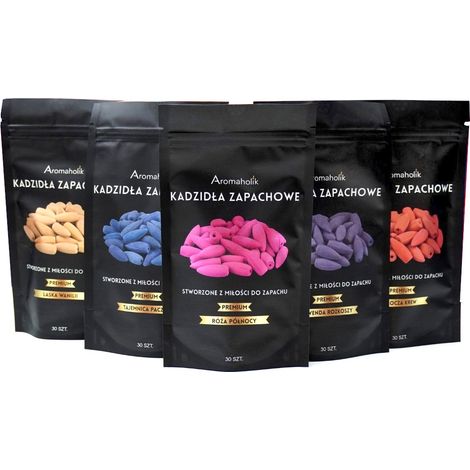 Varitas de incienso en cono ORIGINALES, 150 unidades, aromas florales.