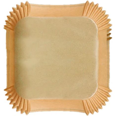 Lot de 50 feuilles de papier sulfurisé carrées jetables pour friteuses à air.-AquaForge (1/5)